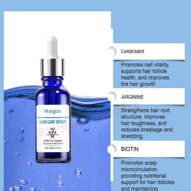 Hair Care Ginseng - 30ml GHK-Cu Peptide Serum Anti Haaruitval