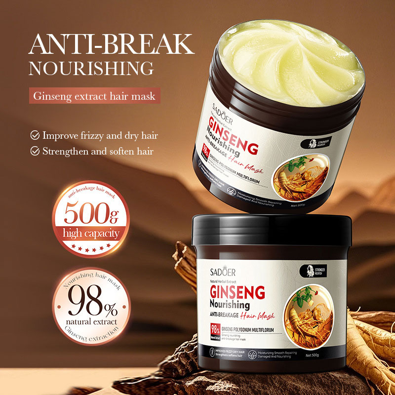 Hair Care Ginseng - 500 ml SADOER Ginseng Polygonum Multiflorum