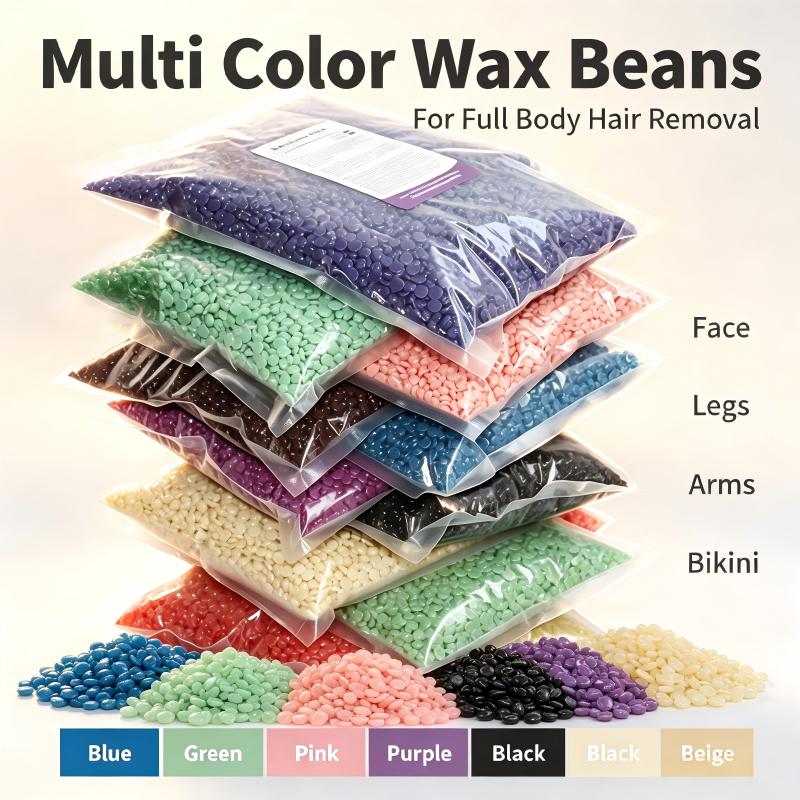 Hair Care Color - Multicolor harde waxbonen, pijnloze ontharingswax, geen