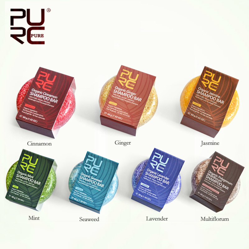Hair Care Pantene - Purc Handgemaakte Organische Shampoo Bar 100%