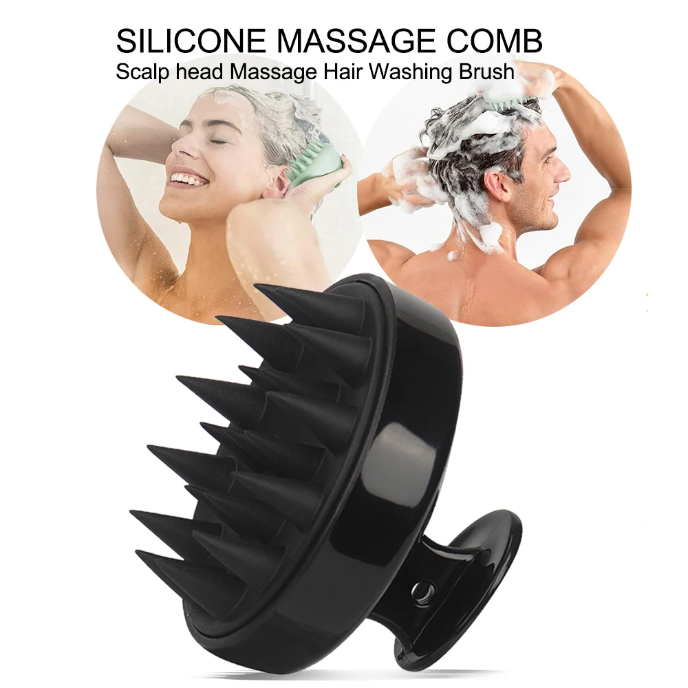 Hair Care Tonic - Siliconen hoofdhuidmassagekam Haarwasborstel Zachte hoofdhuidmassager voor