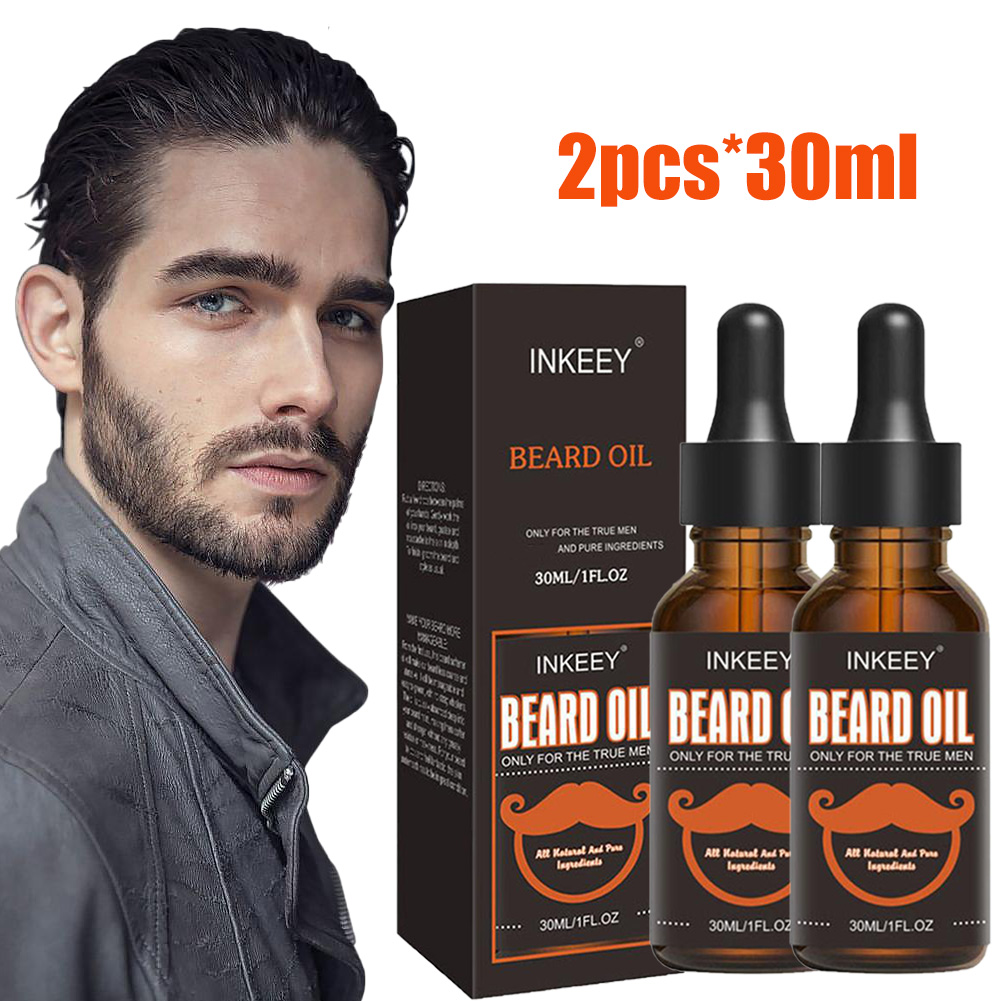 Hair Care Naturally - 2 Stuks Baardverzorgingsolie Voor Mannen Natuurlijke