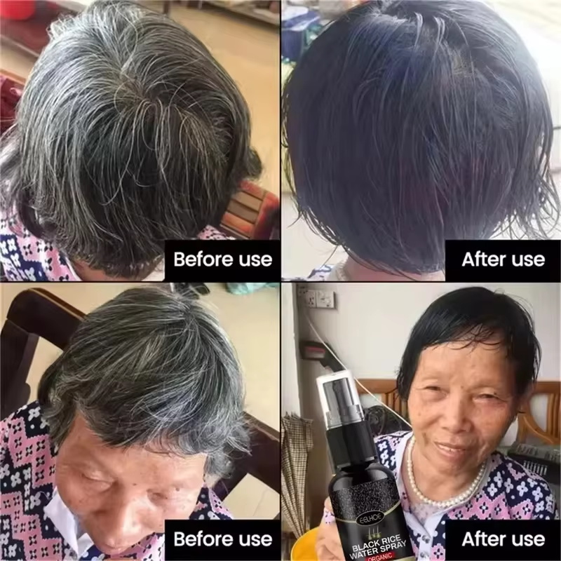 Haarserum voor grijs haar, dek - Hair Care Ginseng recensie en prijs