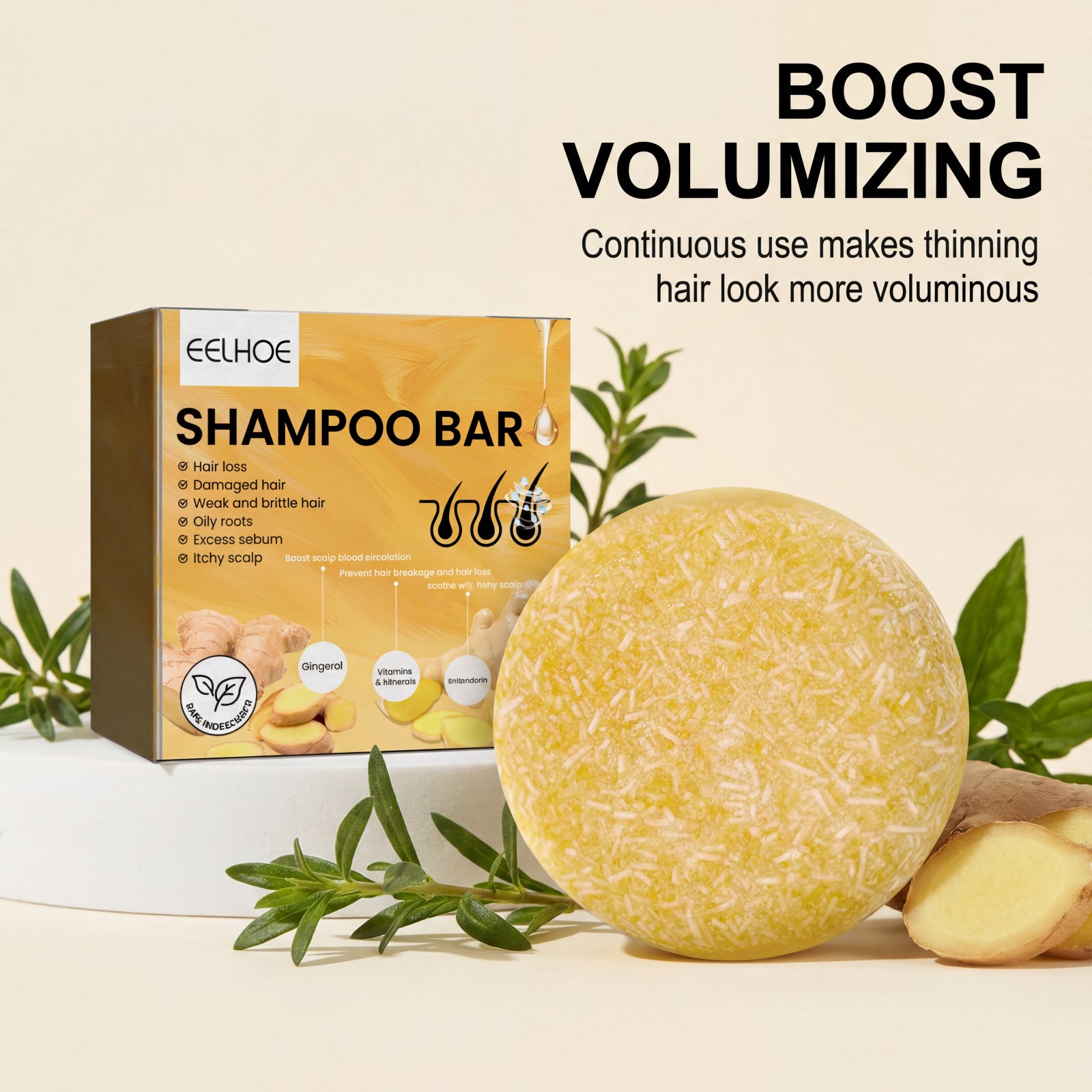 1 Stuks Shampoo Bar Gember Haa - Hair Care Pantene recensie en prijs