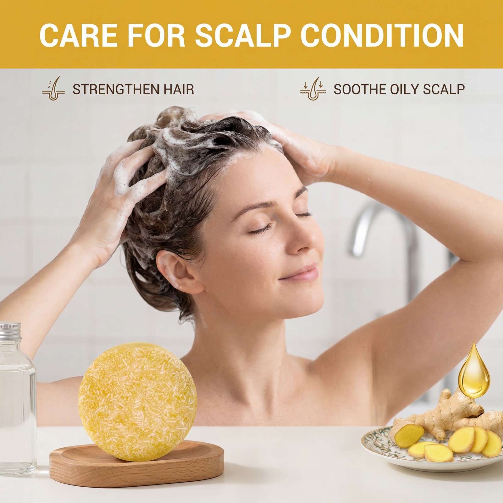 1 Stuks Shampoo Bar Gember Haa - Hair Care Pantene recensie en prijs