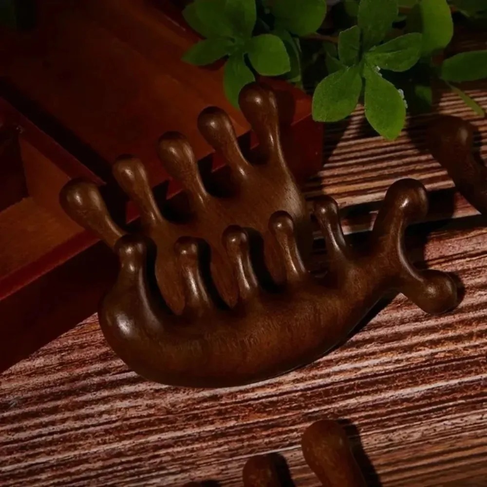 Houten Therapie Massagekam Hoo - Detangling Wide Comb recensie en prijs