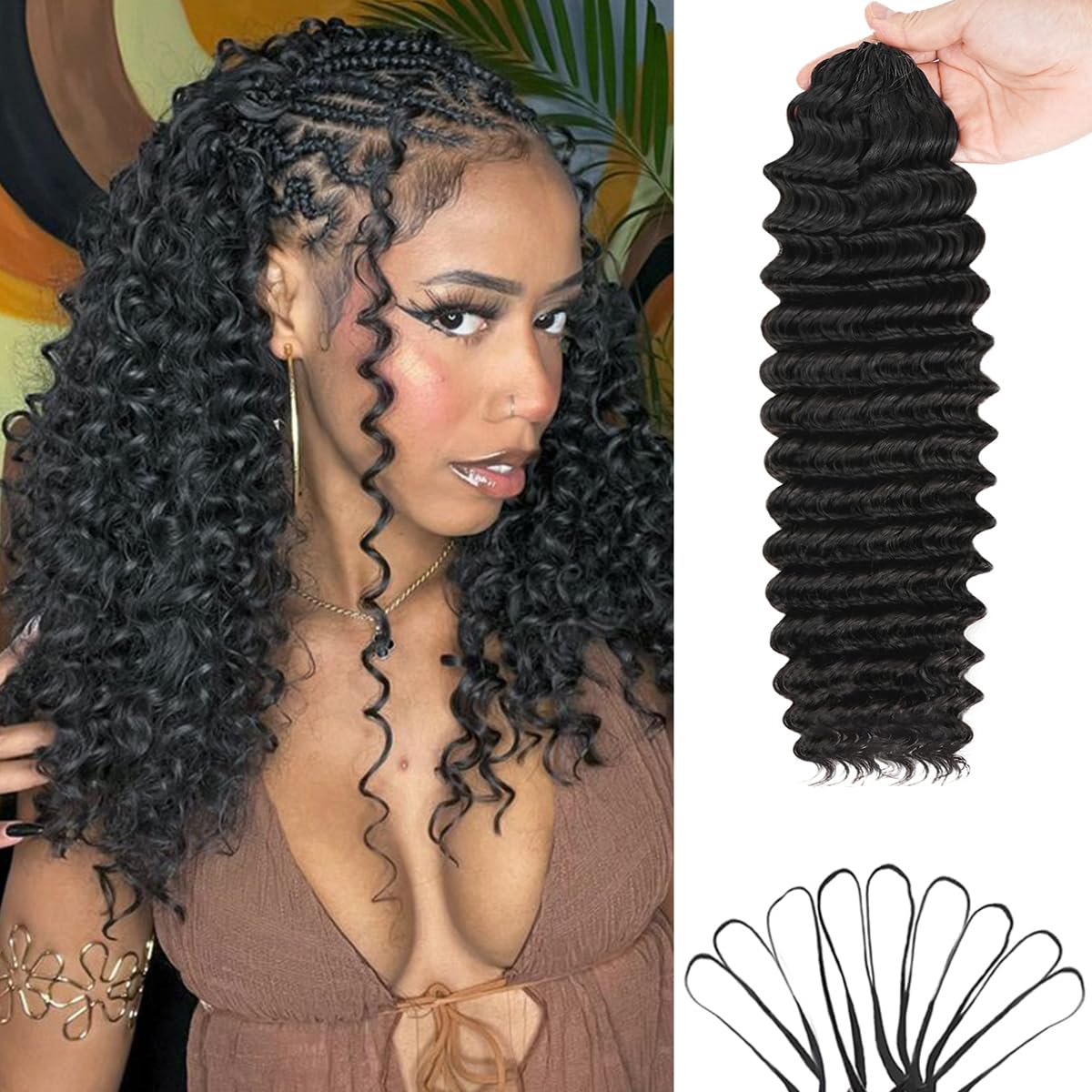 Deep Wave Feather Crochet Haar - Hair Care Color recensie en prijs