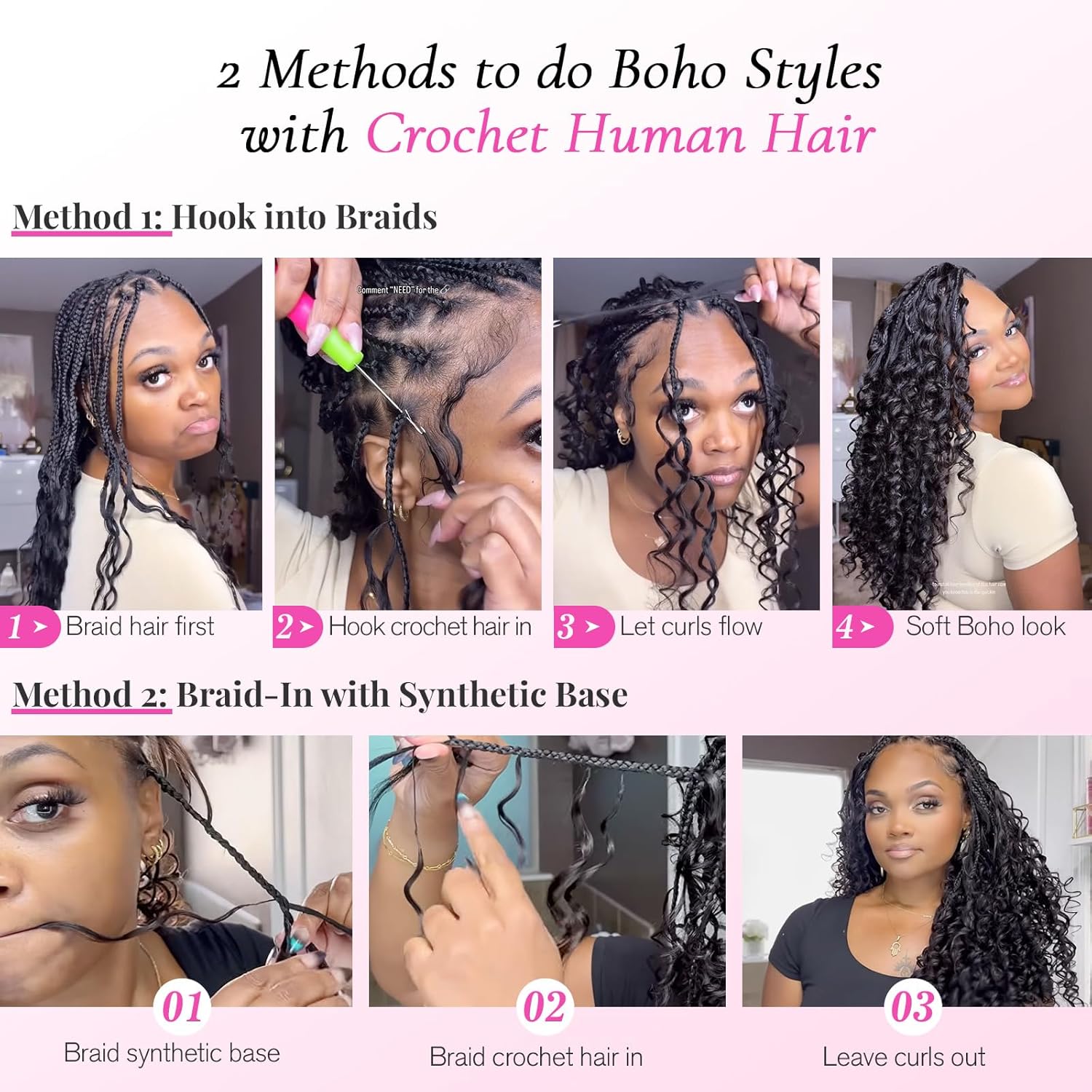 Deep Wave Feather Crochet Haar - Hair Care Color recensie en prijs