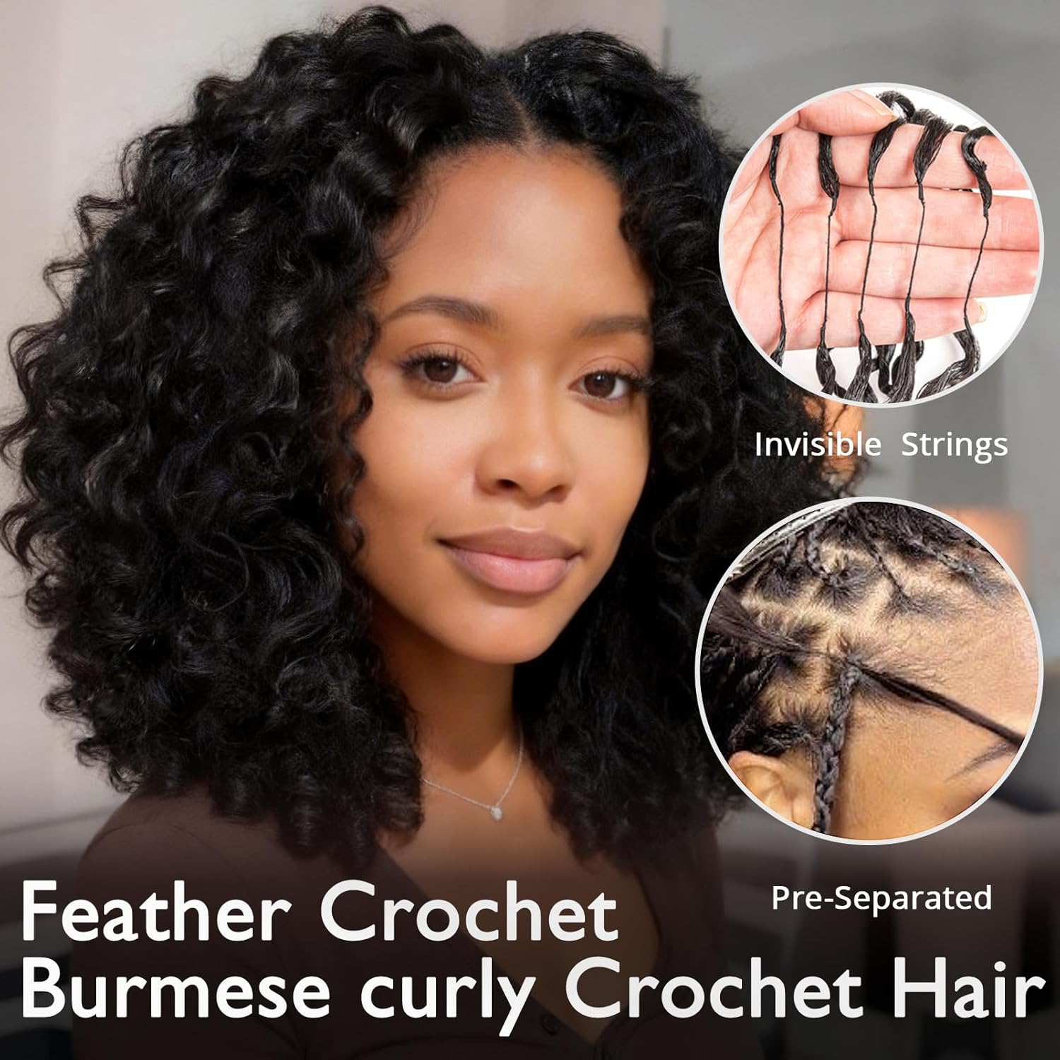 100% Echt Haar Veer Crochet 18 - Hair Care Color recensie en prijs