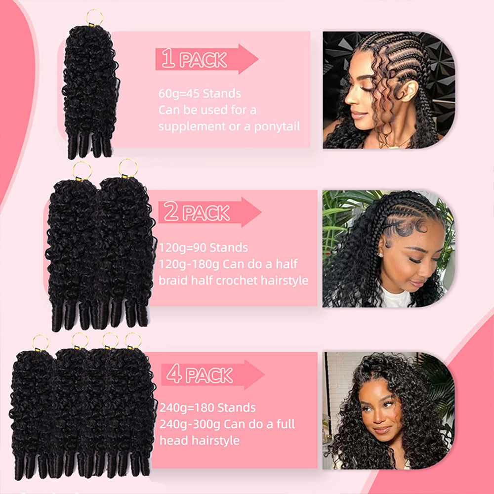 100% Echt Haar Veer Crochet 18 - Hair Care Color recensie en prijs
